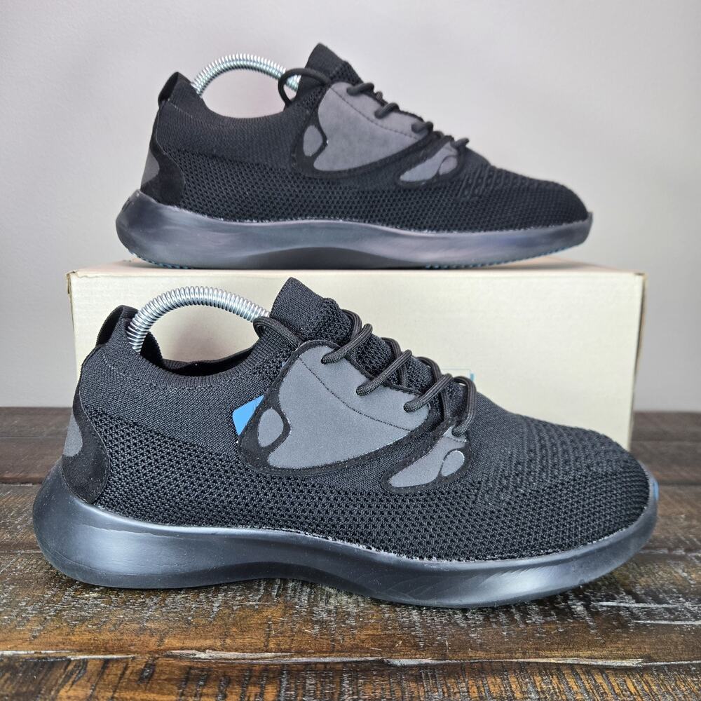 Vessi Everyday 2.0 Mens Size 9 Lace Up Waterproof Shoes Sneakers Breezy Black